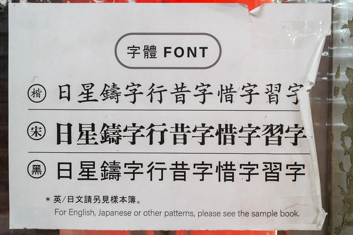 【日星鑄字行】墨香與鉛字的溫度.大同區景點