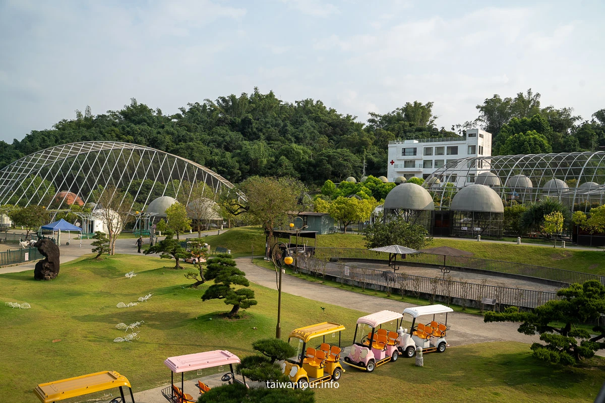 【九九峰動物樂園】南投草屯景點.巨型天網鳥籠.台版侏儸紀恐龍丘