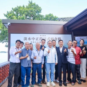 淡水中正段日式宿舍群修復啟用　侯友宜：讓百年歷史建築走進市民生活