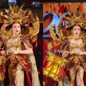 台灣代表王瀅菲媽祖戰袍驚艷國際跨性別選美舞台　登世界平等論壇發聲　拚戰9/19總決賽