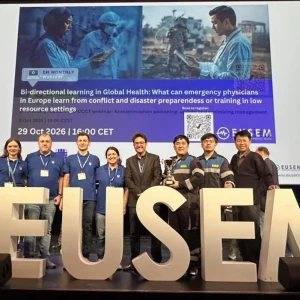 新北消防與亞東醫院團隊榮獲「歐洲急診醫學年會（EUSEM）醫學模擬競賽」冠軍