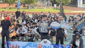 交通安全月前進校園  玉井警宣導  無照不上路  安全不缺席