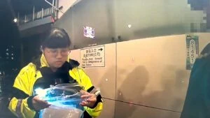 颱風夜守護治安不打烊  基隆警三分局持續打擊犯罪  維護市民安全