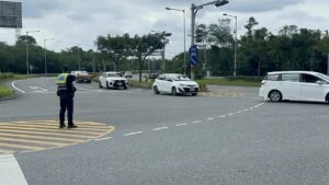 國慶連假首日車流順暢  新城警部署警力守護交通安全